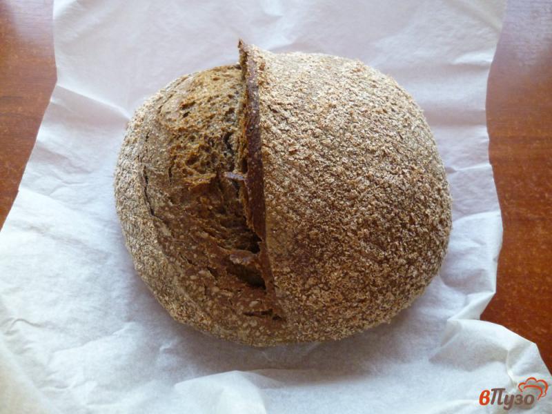 Фото приготовление рецепта: Ржаной хлеб с солодом на закваске шаг №10