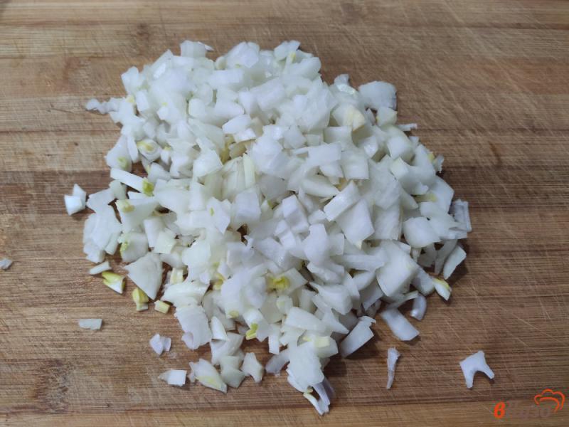 Фото приготовление рецепта: Гарнир из чечевицы с овощами шаг №2