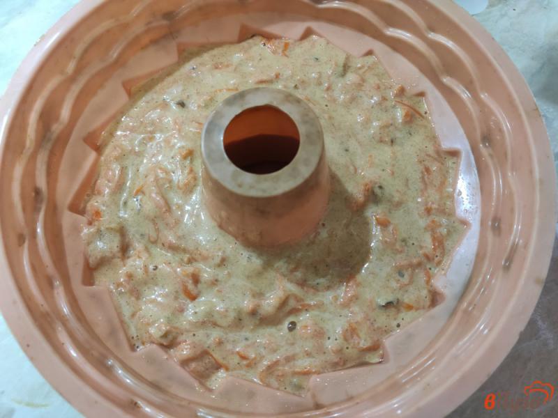 Фото приготовление рецепта: Тыквенный кекс с грецкими орехами шаг №9