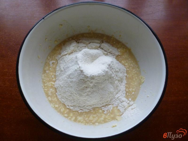 Фото приготовление рецепта: Пирог с апельсиновым джемом шаг №4