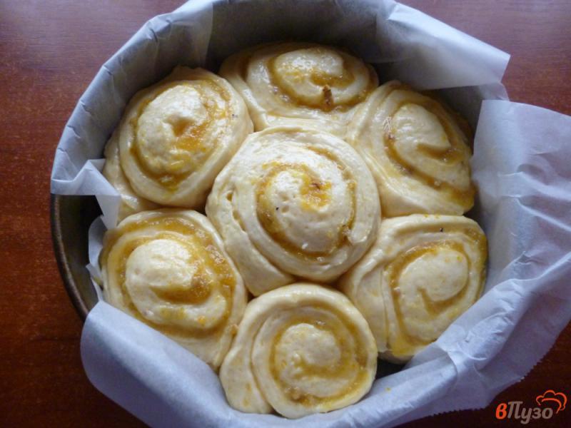 Фото приготовление рецепта: Пирог с апельсиновым джемом шаг №10
