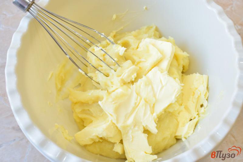 Фото приготовление рецепта: Лимонный заварной крем шаг №5