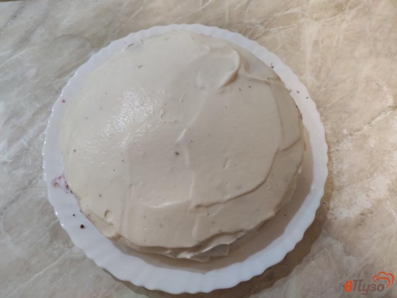 Фото приготовление рецепта: Шоколадный торт со сливочным кремом шаг №12
