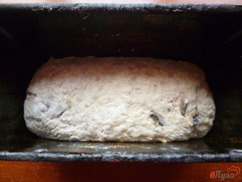 Фото приготовление рецепта: Хлеб с гречкой и шампиньонами шаг №11
