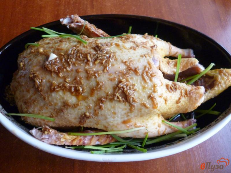 Фото приготовление рецепта: Утка в соевом соусе с имбирем шаг №5