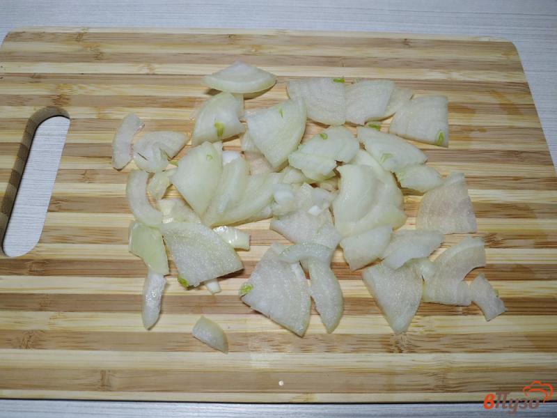 Фото приготовление рецепта: Пекинская капуста с грибами шаг №2