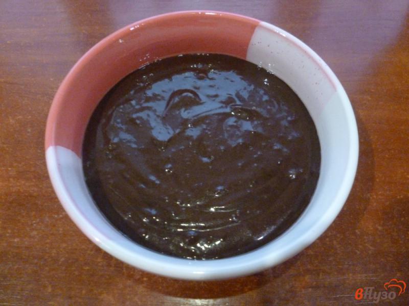 Фото приготовление рецепта: Шоколадный тортик в микроволновке шаг №4