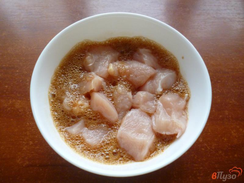 Фото приготовление рецепта: Куриное филе с цветной капустой шаг №3