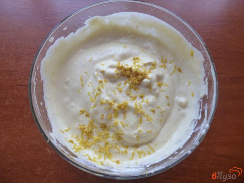 Фото приготовление рецепта: Лимонное бисквитное печенье шаг №5
