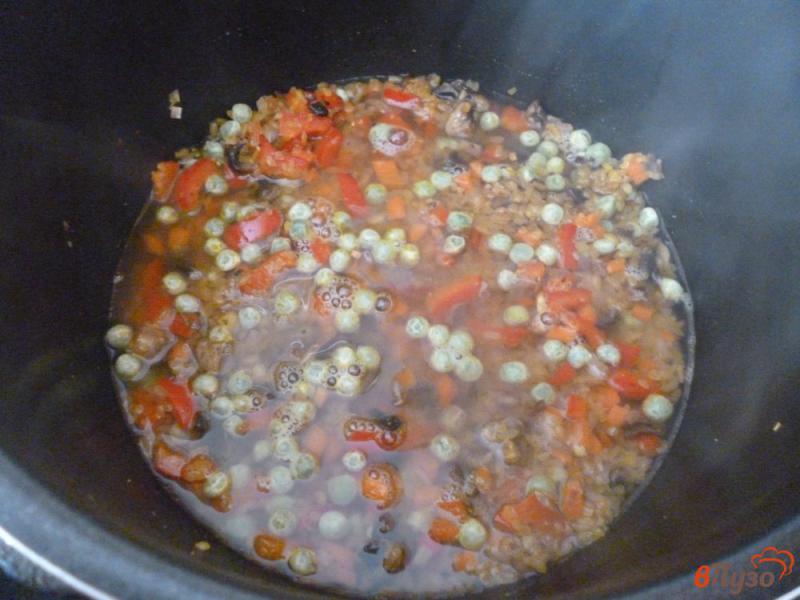 Фото приготовление рецепта: Булгур с овощами в мультиварке-скороварке шаг №5