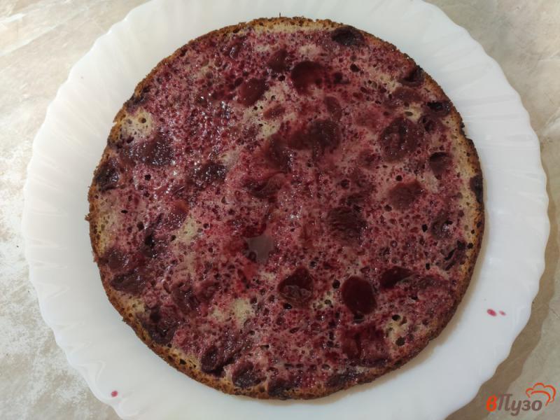 Фото приготовление рецепта: Торт Трухлявый пень с вишневым вареньем шаг №9