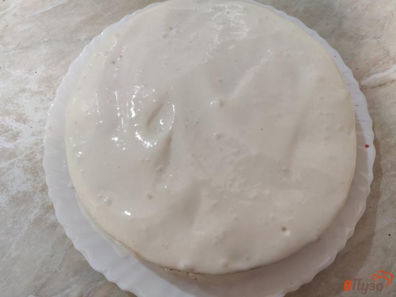 Фото приготовление рецепта: Торт Трухлявый пень с вишневым вареньем шаг №11