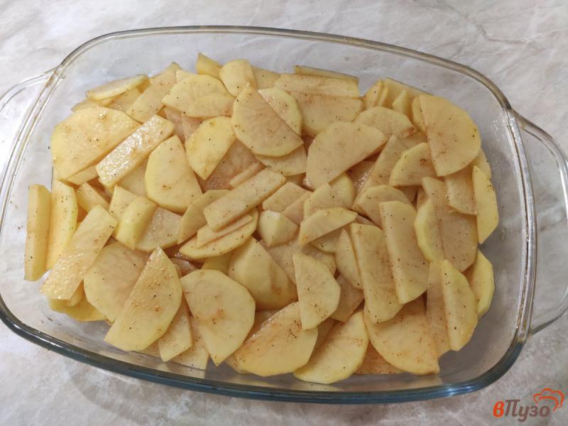 Фото приготовление рецепта: Запеканка из картофеля с сыром шаг №3