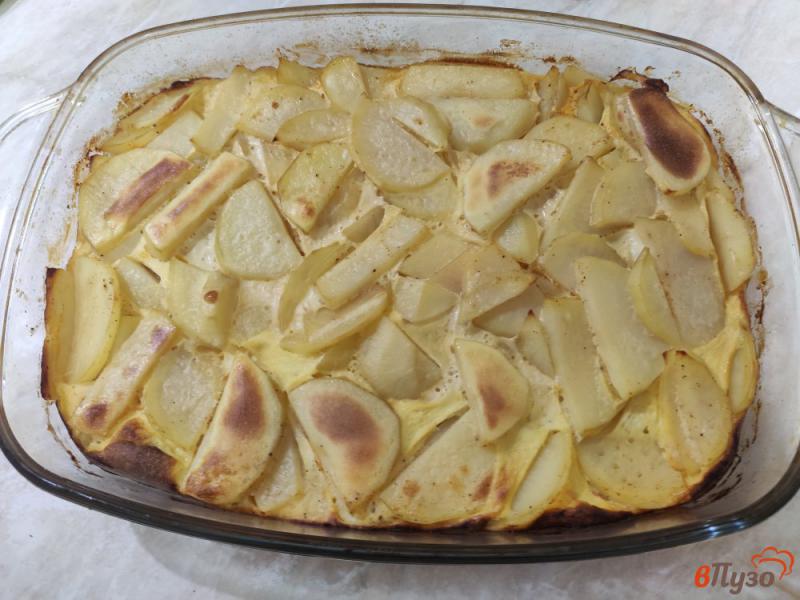Фото приготовление рецепта: Запеканка из картофеля с сыром шаг №7