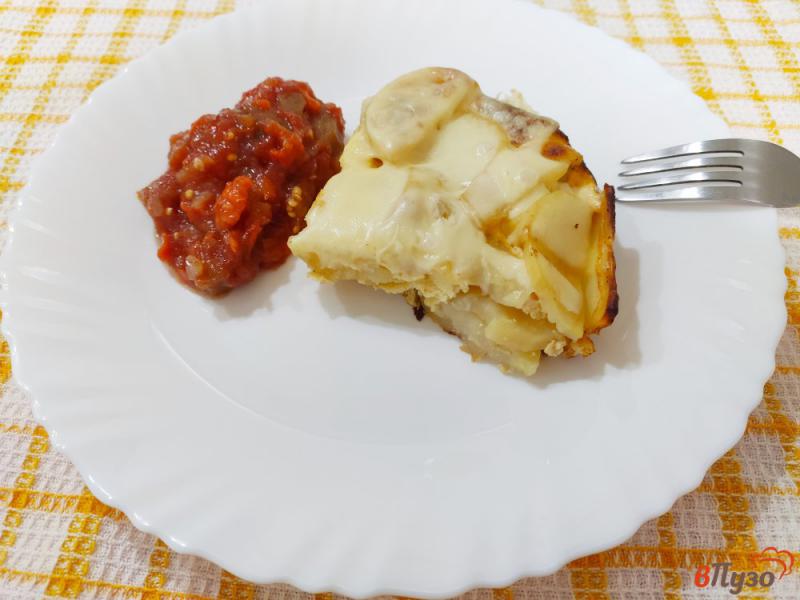 Фото приготовление рецепта: Запеканка из картофеля с сыром шаг №9