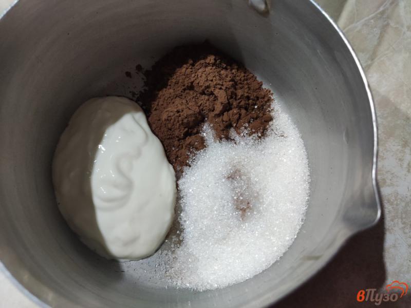 Фото приготовление рецепта: Рогалики с шоколадным соусом шаг №7