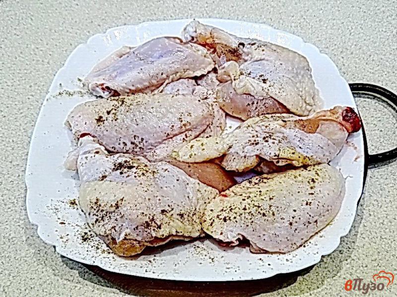 Фото приготовление рецепта: Куриная подлива со сметаной шаг №3