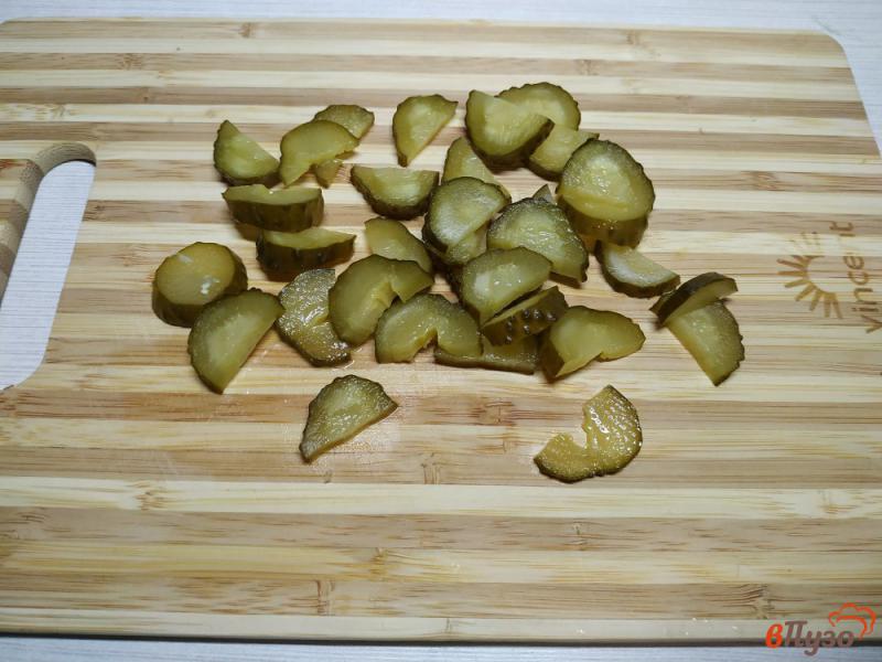 Фото приготовление рецепта: Салат с пекинской капустой и арахисом шаг №2