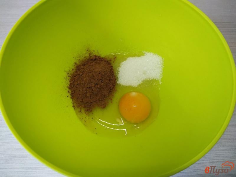 Фото приготовление рецепта: Шоколадное галетное печенье шаг №1