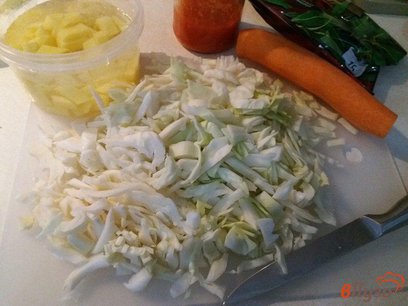 Фото приготовление рецепта: Щи из свежей капусты шаг №2