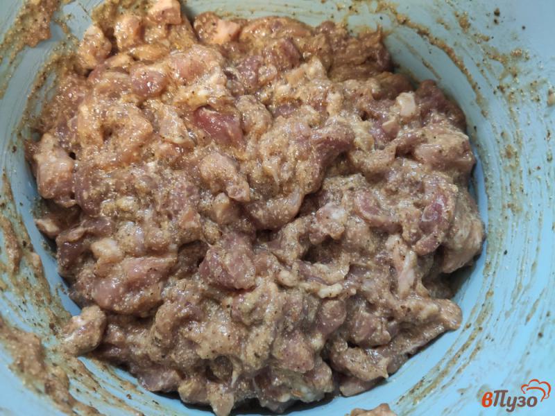 Фото приготовление рецепта: Рубленные котлеты из свинины с соевым соусом шаг №5