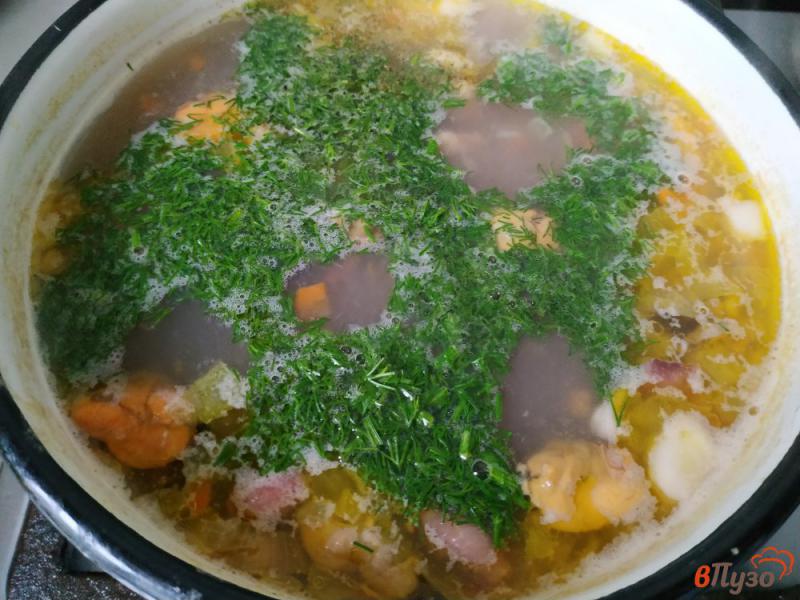 Фото приготовление рецепта: Суп из морепродуктов шаг №8