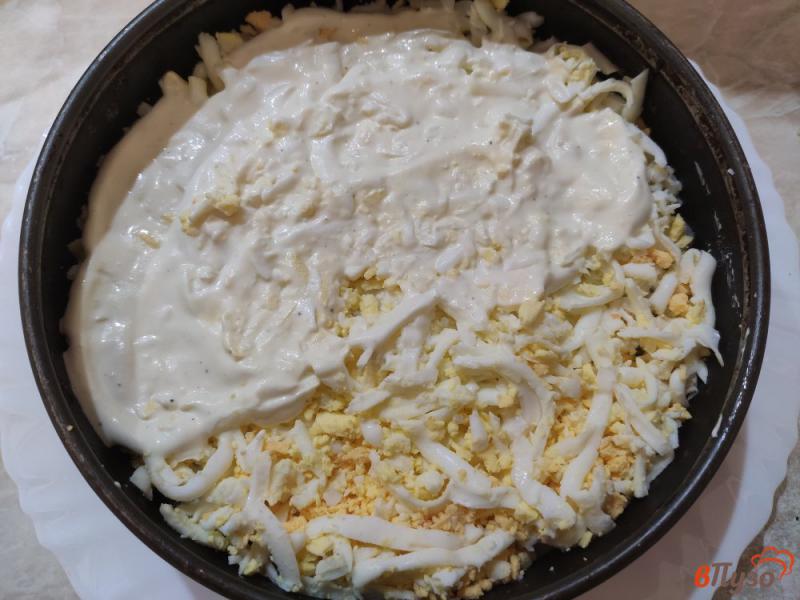 Фото приготовление рецепта: Селёдка по шубой с сыром шаг №3