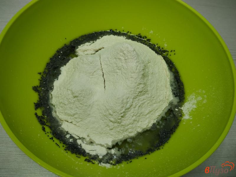 Фото приготовление рецепта: Постное печенье с маком шаг №3