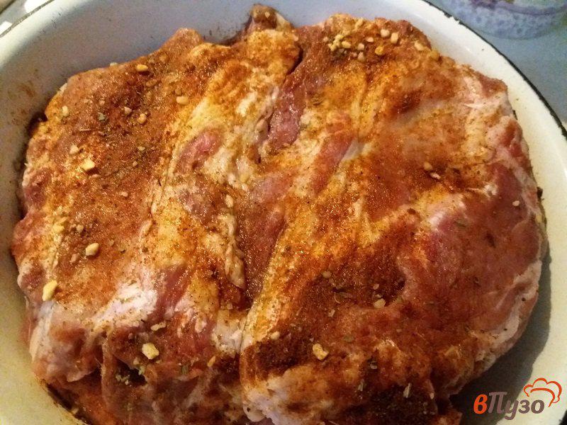 Фото приготовление рецепта: Мясо  по-орловски с картофелем шаг №2