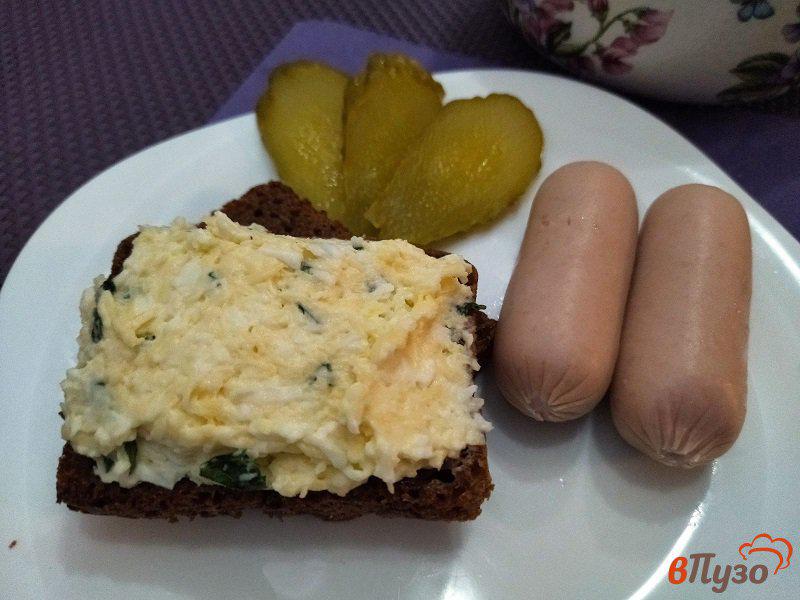 Фото приготовление рецепта: Сырный салат или намазка для бутербродов шаг №5