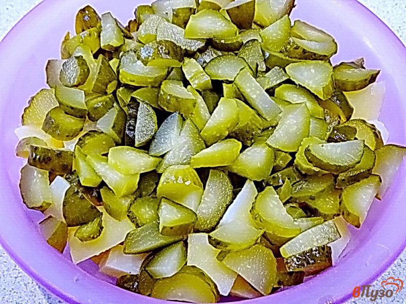 Фото приготовление рецепта: Салат из картофеля и огурца шаг №2
