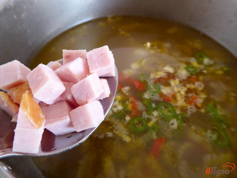 Фото приготовление рецепта: Суп из бобовых по-итальянски шаг №7