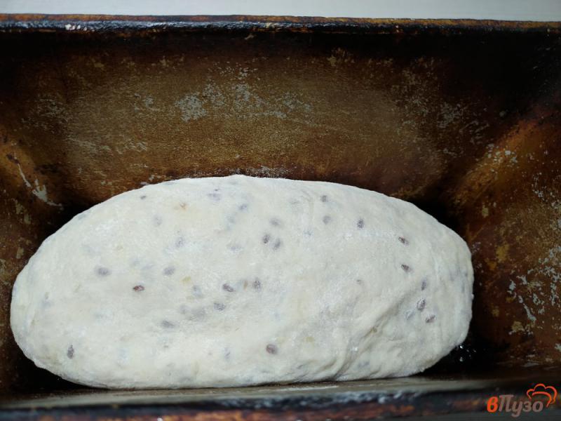 Фото приготовление рецепта: Хлеб с семенами льна и кунжутом шаг №5