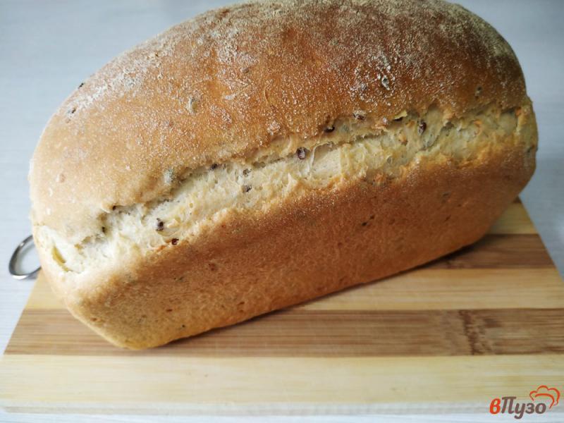 Фото приготовление рецепта: Хлеб с семенами льна и кунжутом шаг №8