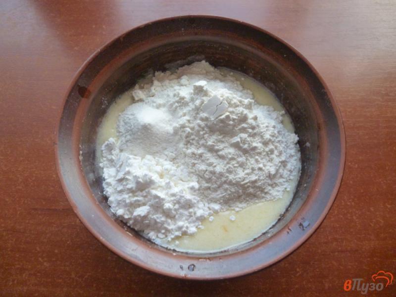 Фото приготовление рецепта: Песочное печенье на растительном масле шаг №3