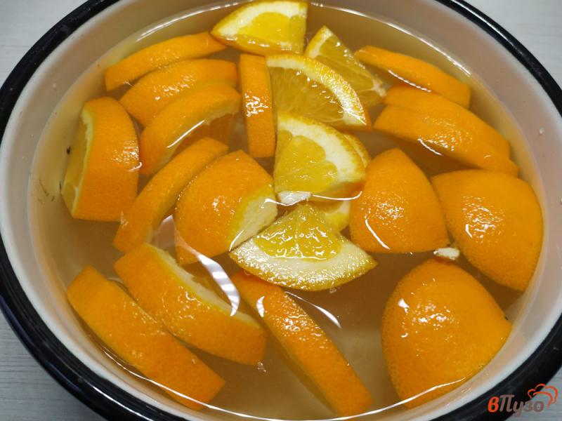 Фото приготовление рецепта: Апельсиновый кисель шаг №2