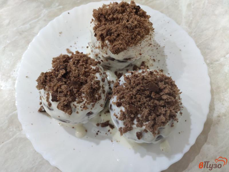Фото приготовление рецепта: Шоколадные мини тортики шаг №10