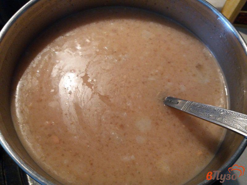Фото приготовление рецепта: Томатный суп на бульоне из нежирной свинины шаг №5