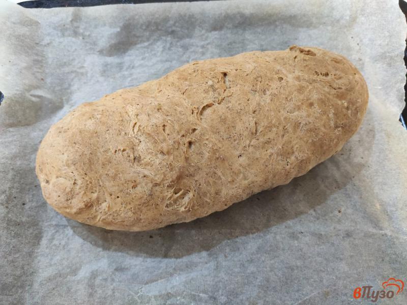 Фото приготовление рецепта: Хлеб с льняной мукой шаг №7