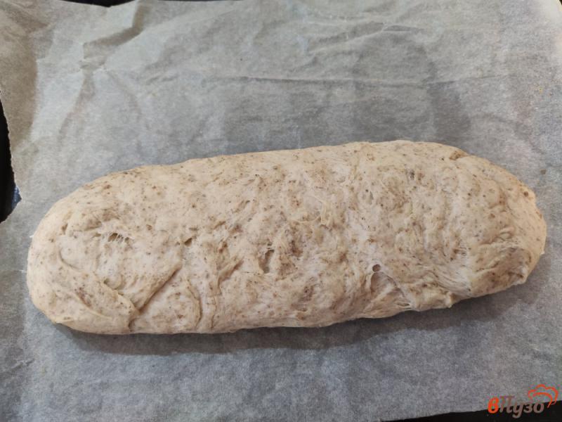 Фото приготовление рецепта: Хлеб с льняной мукой шаг №6