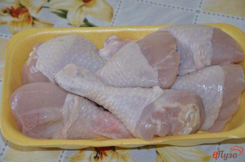 Фото приготовление рецепта: Куриные голени запеченые с картофелем шаг №1