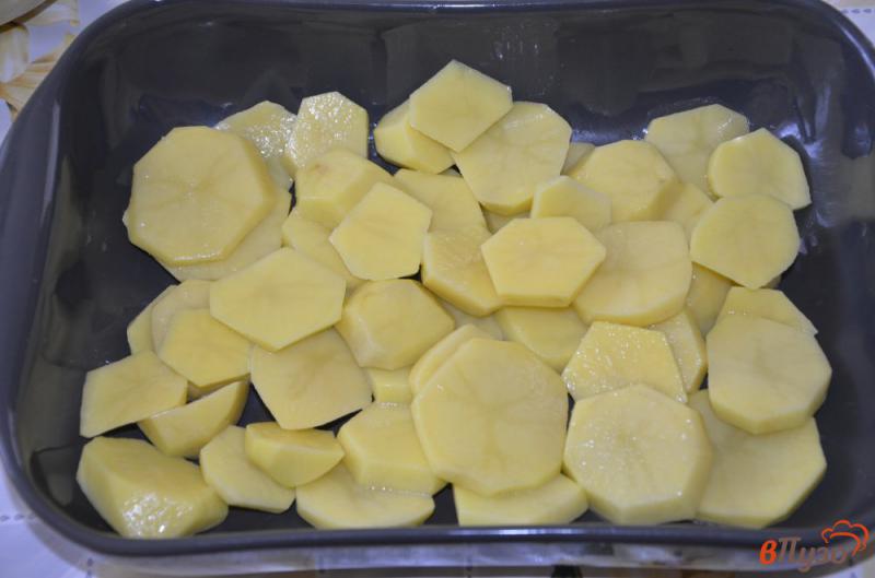 Фото приготовление рецепта: Куриные голени запеченые с картофелем шаг №4