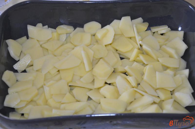 Фото приготовление рецепта: Картофельная запеканка с куриной грудкой и сыром шаг №1