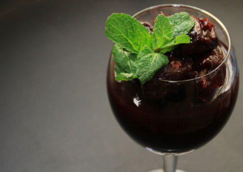 фото рецепта: Десерт «Пьяная ягода»