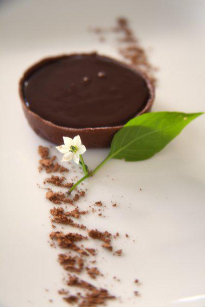 фото рецепта: Шоколадные тарталетки с шоколадно-кофейным кремом