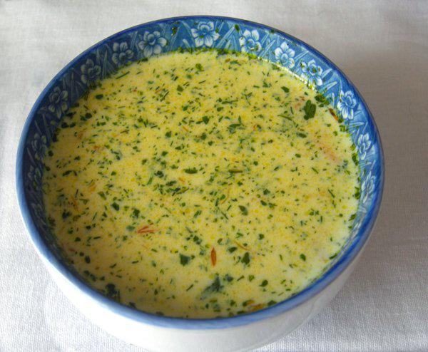 фото рецепта: Сырный суп с креветками