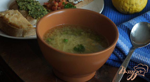 фото рецепта: Гороховый суп из Алматуры (minestra di piselli di almatura)