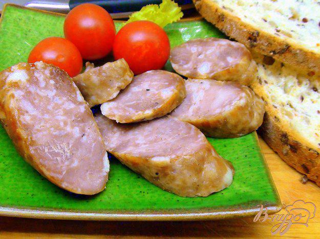 фото рецепта: Колбаса домашняя, свиная, на манер «Украинской»