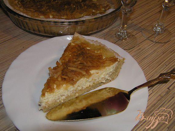 фото рецепта: Творожный пирог с яблоками
