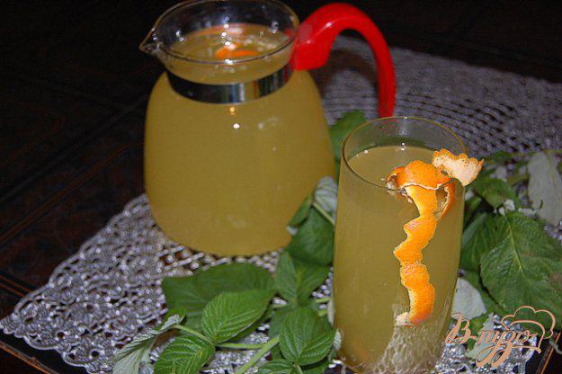 фото рецепта: Напиток «Апельсиново-лимонная бомба»